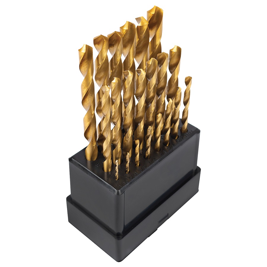 Titan™ 22-Pc Titanium Drill Bit Set